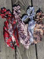 Paisley Bow Scrunchie